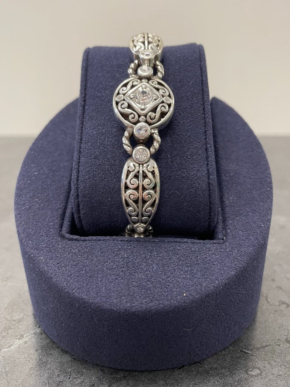 Silver Toned Brighton Filigree Bracelet